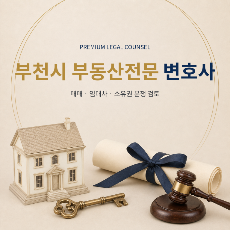 부천시 부동산전문 변호사