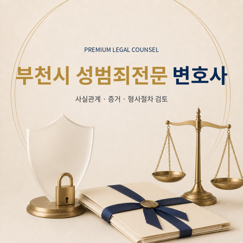 부천시 성범죄전문 변호사