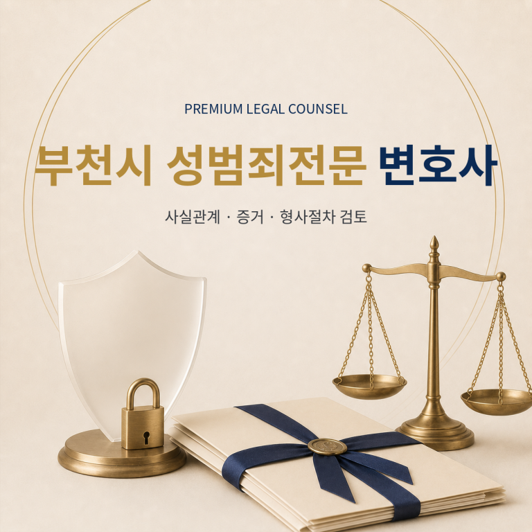 부천시 성범죄전문 변호사