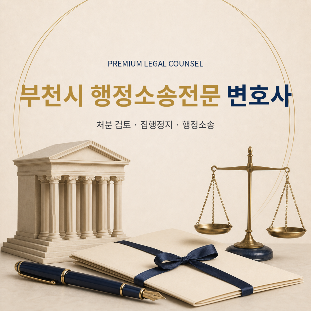부천시 행정소송전문 변호사